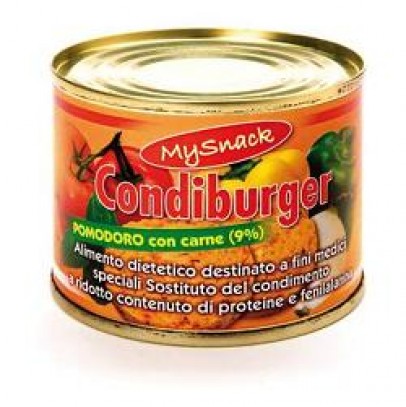 MY SNACK CONDIBURGER POMODORO E CARNE 200 G