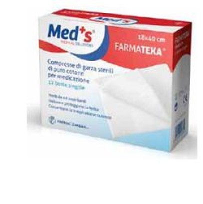 GARZA COMPRESSA MEDS 12/8 36X40CM 12 PEZZI GARZA COMPRESSA MEDS 12/8 36X40CM 12 PEZZI