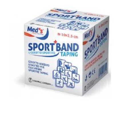 CEROTTO MEDS IN TELA BIANCA SPORTIVO 1000X2,5CM CEROTTO MEDS IN TELA BIANCA SPORTIVO 1000X2,5CM