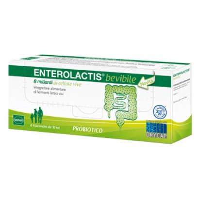 ENTEROLACTIS 6 FLACONCINI 10 ML