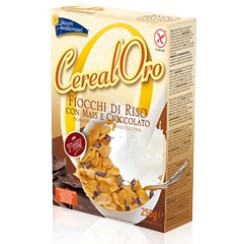 PIACERI MEDITERRANEI CEREALORO FIOCCHI RISO MAIS E CIOCCOLATO 250 G