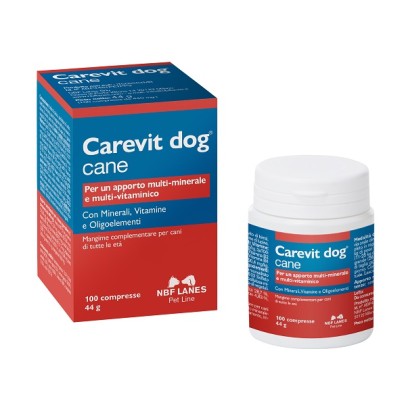CAREVIT DOG FLACONE 100 COMPRESSE APPETIBILI CAREVIT DOG FLACONE 100 COMPRESSE APPETIBILI