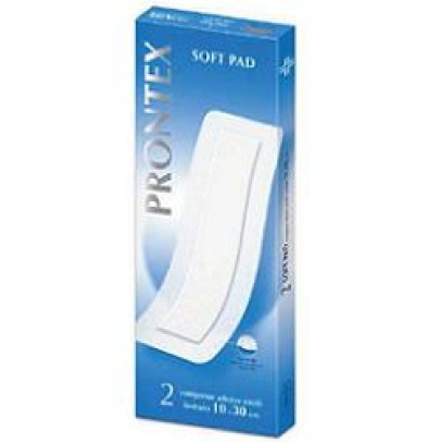 GARZA COMPRESSA PRONTEX SOFT PAD 10X30 CM 2 PEZZI GARZA COMPRESSA PRONTEX SOFT PAD 10X30 CM 2 PEZZI