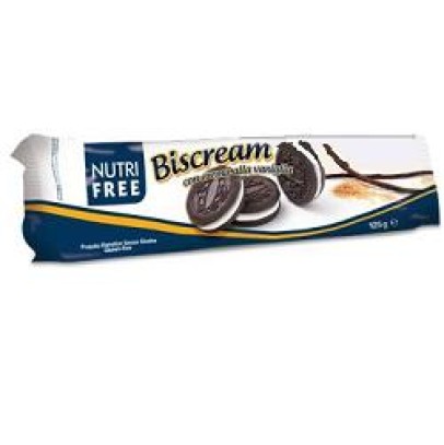 NUTRIFREE BISCREAM CON CREMA ALLA VANIGLIA 125 G