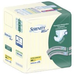 PANNOLONE PER INCONTINENZA A MUTANDINA SERENITY SOFTDRY+ ALOE M EXTRACOMFORT 6 CONFEZIONI DA 15 PEZZI FARMABILITY