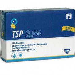 TSP 0,5% SOLUZIONE OFTALMICA UMETTANTE LUBRIFICANTE 30 FLACONCINI MONODOSE 0,5 ML