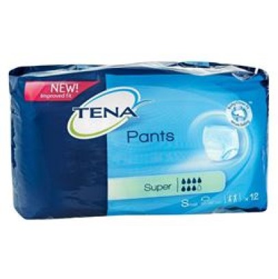PANNOLONE A MUTANDINA TENA PANTS SUPER TAGLIA SMALL 12 PEZZI PANNOLONE A MUTANDINA TENA PANTS SUPER TAGLIA SMALL 12 PEZZI
