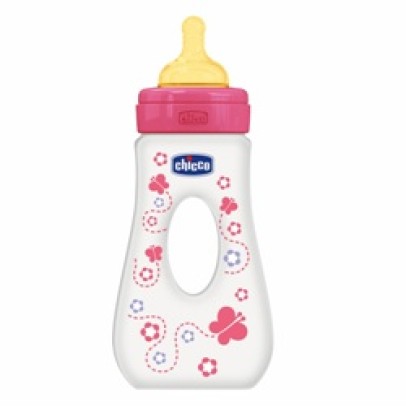 CHICCO BIBERON PASSEGGIO 240 ML GIRL CAUCCIU' CHICCO BIBERON PASSEGGIO 240 ML GIRL CAUCCIU'
