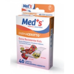 CEROTTO MEDS STRIPS KIDS IPOALLERGENICO ASSORTITI 40 PEZZI