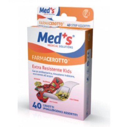 CEROTTO MEDS STRIPS KIDS IPOALLERGENICO ASSORTITI 40 PEZZI CEROTTO MEDS STRIPS KIDS IPOALLERGENICO ASSORTITI 40 PEZZI