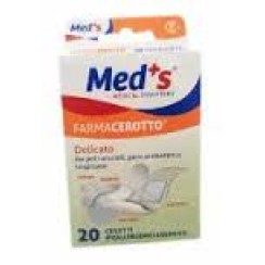 CEROTTO MEDS STRIPS DELICATO TESSUTO NON TESSUTO ASSORTITI 20 PEZZI