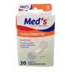 CEROTTO MEDS STRIPS DELICATO TESSUTO NON TESSUTO MEDIO 20 PEZZI