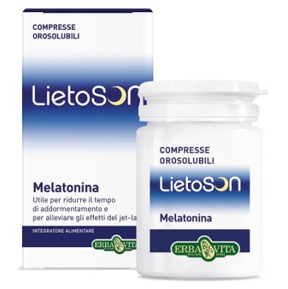 LIETOSON MELATONINA 40 COMPRESSE OROSOLUBILI LIETOSON MELATONINA 40 COMPRESSE OROSOLUBILI