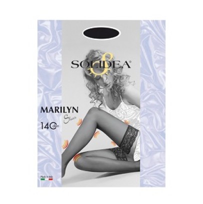 MARILYN 140 SHEER CALZA AUTOREGGENTE MOKA 2