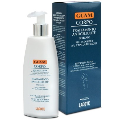 GUAM CREMA CORPO TRATTAMENTO ANTICELLULITE DELICATO PER PELLI SENSIBILI E O CAPILLARI FRAGILI 200 ML