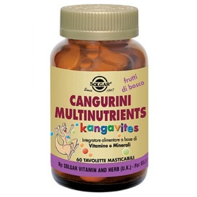 CANGURINI MULTINUTRIENTS FRUTTI TROPICALI 60 COMPRESSE