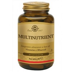 MULTINUTRIENT SOLGAR 30 TAVOLETTE