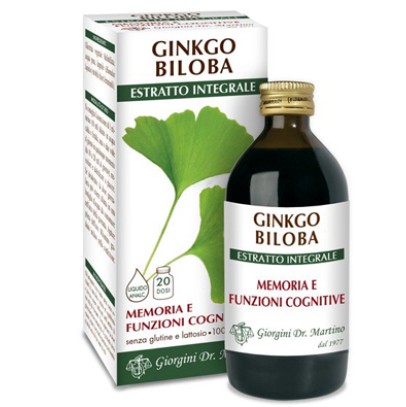GINKGO BILOBA ESTRATTO INTEGRALE 200 ML GINKGO BILOBA ESTRATTO INTEGRALE 200 ML