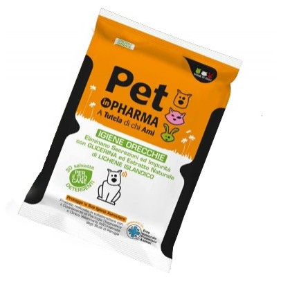 PET IN PHARMA SALVIETTINE ORECCHIE CANE 30 PEZZI