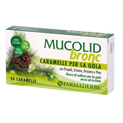 MUCOLID BRONC 24 CARAMELLE MUCOLID BRONC 24 CARAMELLE