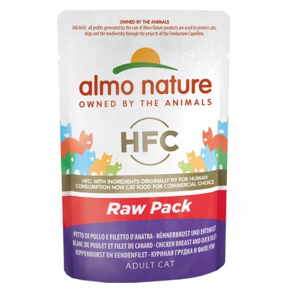 ALMO CAT RAW PACK 55 GR PETTO