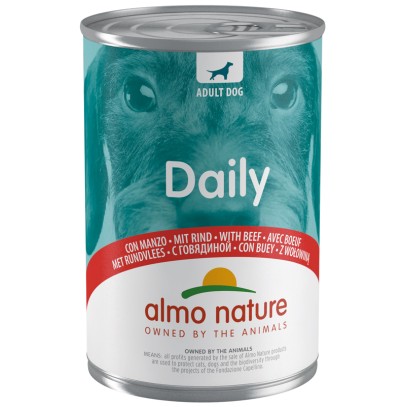 ALMO NATURE DOGS DAILY MENU CON MANZO 400G ALMO NATURE DOGS DAILY MENU CON MANZO 400G