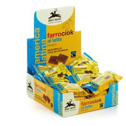 BISCOTTO DI FARRO E CIOCCOLATO AL LATTE BIO FAIRTRADE 28 G BISCOTTO DI FARRO E CIOCCOLATO AL LATTE BIO FAIRTRADE 28 G