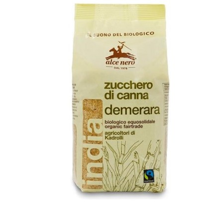 ZUCCHERO DI CANNA DEMERARA BIO INDIA FAIRTRADE 500 G ZUCCHERO DI CANNA DEMERARA BIO INDIA FAIRTRADE 500 G