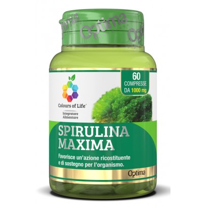 COLOURS OF LIFE SPIRULINA MAXIMA 60 COMPRESSE 1000 MG