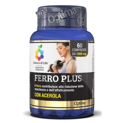 COLOURS OF LIFE FERRO PLUS 60 COMPRESSE 1000 MG