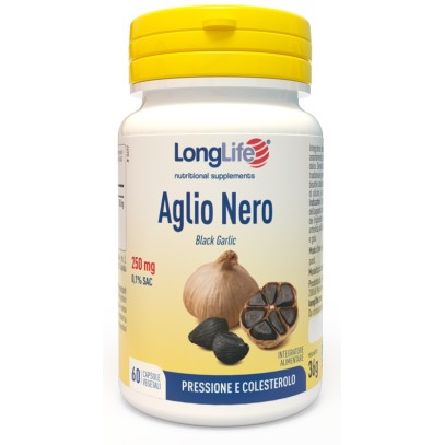 LONGLIFE AGLIO NERO 60 VEGICAPSULE LONGLIFE AGLIO NERO 60 VEGICAPSULE