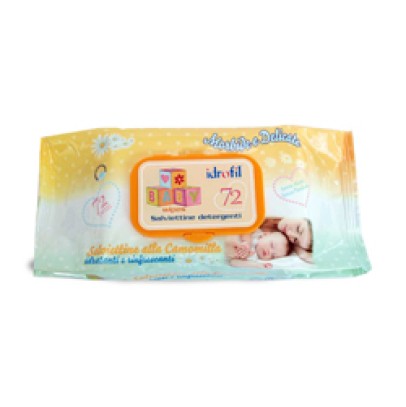 SALVIETTINE BABY CAMOMILLA 72 PEZZI SALVIETTINE BABY CAMOMILLA 72 PEZZI