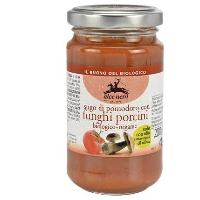 SUGO DI POMODORO CON FUNGHI PORCINI BIO 200 G SUGO DI POMODORO CON FUNGHI PORCINI BIO 200 G