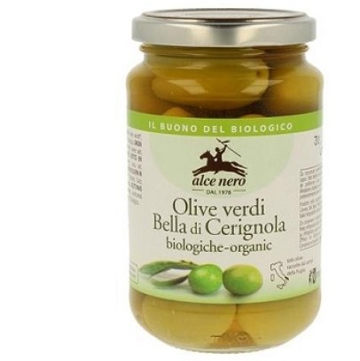 OLIVE VERDI BELLA DI CERIGNOLA BIO 350 G OLIVE VERDI BELLA DI CERIGNOLA BIO 350 G