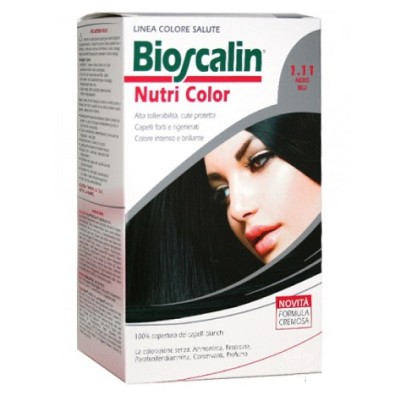 BIOSCALIN NUTRI COLOR 1,11 NERO BLU SINCROB 124 ML