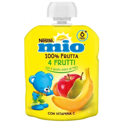 NESTLE' MIO FRUTTA GRATTUGIATA DA SPREMERE 4 FRUTTI 90 ML