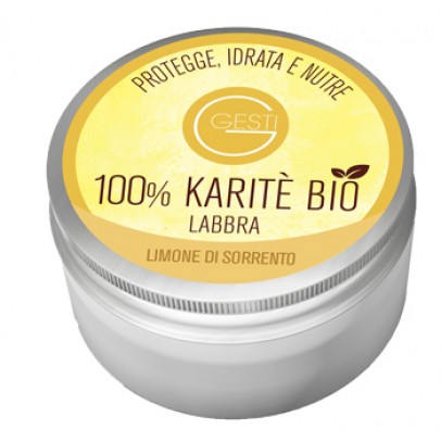 GESTI 100% KARITE' BIO 10 ML LIMONE DI SORRENTO LABBRA