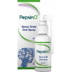 PEPSINO SPRAY ORALE AD AZIONE MECCANICA PER RIDUZIONE DELLEMANIFESTAZIONI SINTOMATOLOGICHE FARINGEE DEL REFLUSSO GASTROESOFAGEO 30ML