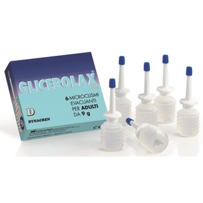 GLICEROLAX ADULTI MICROCLISMI EVACUANTI 6 PEZZI X 9 G CONTIENE AMIDO DI RISO GLICEROLAX ADULTI MICROCLISMI EVACUANTI 6 PEZZI X 9 G CONTIENE AMIDO DI RISO