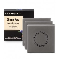 GINEPRO NERO SAPONE PROFUMATO SCATOLA LATTA 3 SAPONI DA 100G EDIZIONE LIMITATA