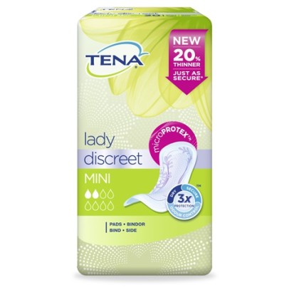 PANNOLONE SAGOMATO TENA DISCREET MINI 20 PEZZI PANNOLONE SAGOMATO TENA DISCREET MINI 20 PEZZI