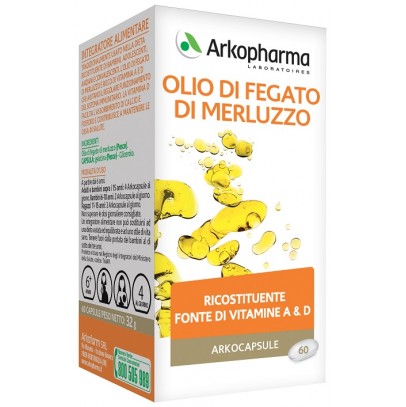 ARKO CAPSULE OLIO FEG MERLUZ 60PRL