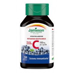 JAMIESON VITAMINA C 1000 120 COMPRESSE MASTICABILI MIRTILLO