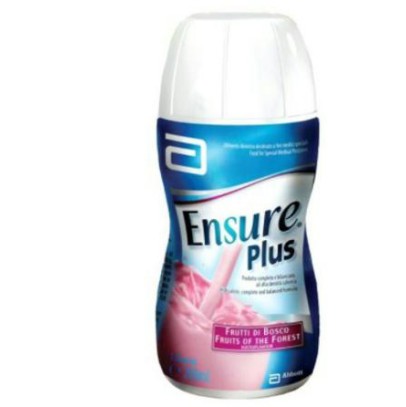 ENSURE PLUS FRUTTI DI BOSCO 4 BOTTIGLIE DA 200 ML ENSURE PLUS FRUTTI DI BOSCO 4 BOTTIGLIE DA 200 ML