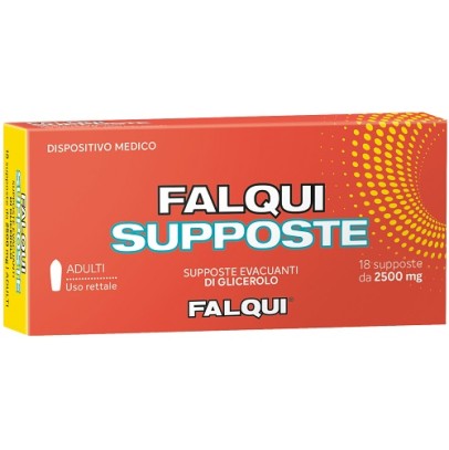 SUPPOSTE FALQUI 18 SUPPOSTE CON GLICERINA 2500MG ADULTI