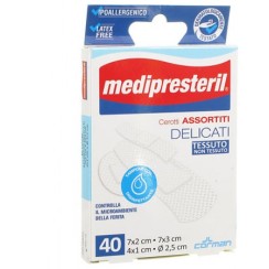 MEDIPRESTERIL CEROTTI DELICATI ASSORTITI 4 FORMATI 40 PEZZI