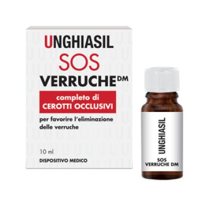 DISPOSITIVO MEDICO PER VERRUCHE IN FLACONE CON PENNELLINO 10ML + 9 CEROTTI COPRIVERRUCA