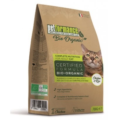 PETFORMANCE BIO CROCCHETTE POLLO E RISO GATTO 700 G