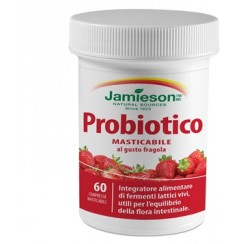 JAMIESON PROBIOTICO MASTICABILE GUSTO FRAGOLA 60 COMPRESSE