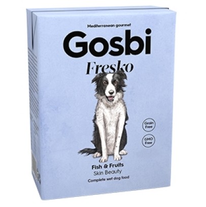 GOSBI FRESKO DOG FISH & FRUITS 375 G